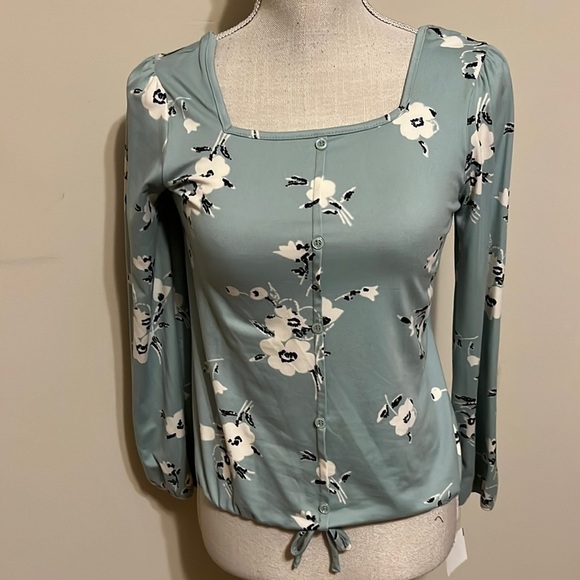 Love glam girl top, soft green, sz S, nwt - Picture 2 of 6